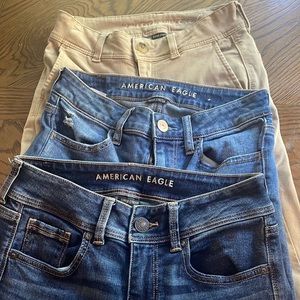 3 pair American Eagle